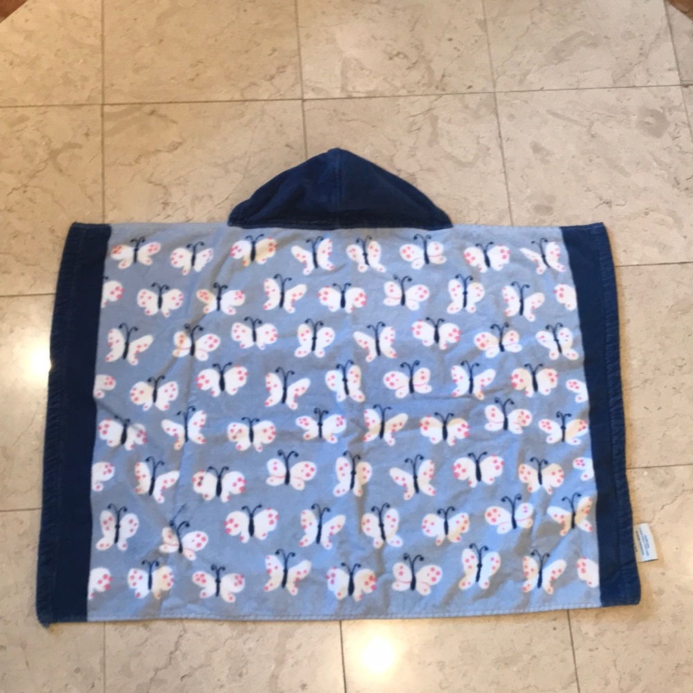 Hooded baby beach towel